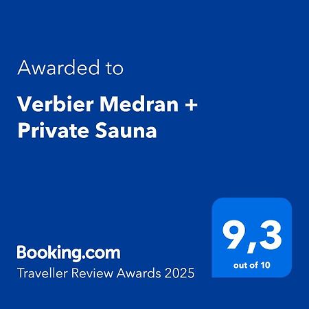 Verbier Medran + Private Sauna エクステリア 写真